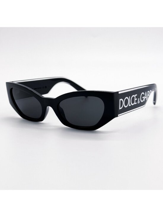 New Dolce&Gabbana DG6186 501/87 Black Women Sunglasses